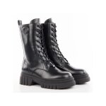 Bottine - guess - femme - g combat - noir - cuir