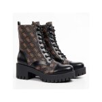 Bottine - guess - femme - multi 4g - marron - simili cuir