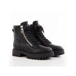 Bottine - guess - femme - ranger - noir - polyurethane