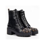 Bottine guess femme walkup noir cuir
