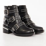 Boots - guess - femme - fifii - noir - cuir