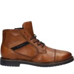 Bottines homme - bugatti - modle bottines - cuir marron - talon plat