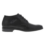 Bottines homme - bugatti - cuir noir - fermeture lacets - talon 25 cm