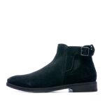 Bottines homme chevignon 46328 - noir - tige en daim - boucle mtallique de cheville