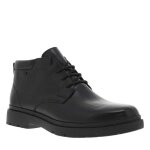 Bottines homme - geox - cuir noir - talon plat - lacets - zero shock system