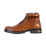 Bottine homme cuir redskins exits - cognac marine -  lacets / zip - confort exceptionnel