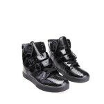 Bottines hommes funmoon - noir - chaussures hip hop - tige synth�tique