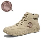Bottines homme hiver exterieur cuir doublure chaude casual boots mode respirante antidérapant confortable ... Bottines homme hiver exterieur cuir doublure chaude casual boots mode respirante antidérapant confortable ...