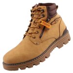 Bottines homme jaune - dockers by gerli 53hx003 - 630910 - lacets - synthtique - moyenne