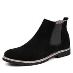 Bottines homme - leoclotho - bottines de 39 - cuir - talon bas - tte ronde