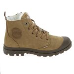 Bottines hommes palladium pampa hi zip mahogany - marron - homme - adulte