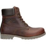 Bottines homme - panama jack - 03 - cuir blanc - lacets - hauteur moyenne