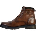 Bottines homme redskins en cuir cognac marron - fermeture � lacets / bride / zip - confort exceptionnel ...