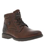 Bottines homme - [marque] - talon plat - couleur cognac - fermeture lacets