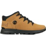 Bottines homme timberland sprint trekker mid - jaune bl - cuir - ortholite - caoutchouc