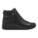 Bottines - jana - 82646141 - noir - talon compens - hauteur 3 cm - fermeture zip