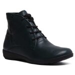 Bottines  lacets pour femmes josef seibel naly 09 en cuir essence - compens