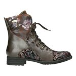 Bottines - laura vita - gacmayo 16 - marron - talon plat - hauteur 3 cm - fermeture zip