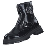 Bottines de motard tamaris femme noir - fermeture éclair et boucle de réglage - talon bloc de 5 cm Bottines de motard tamaris femme noir - fermeture éclair et boucle de réglage - talon bloc de 5 cm