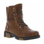Bottines - mustang - marron - talon décroché bas - semelle noire Bottines - mustang - marron - talon décroché bas - semelle noire