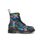 Bottines noires dr martens 1460 pasca - talon plat - cuir - lacets