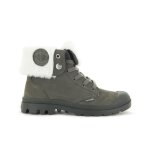 Bottines palladium baggy nubuck wl - cub - m - 39 - homme - vert - lacets - moyenne - cuir