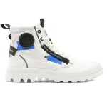 Bottines palladium pampa hi re - craft - blanc / star white / blue - homme - textile - taille 40