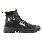 Bottines palladium pampa hi re - craft - noir / bleu - 43 - textile - homme