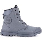 Bottines palladium pampa sport cuff wps - homme - cuir - gris - dark shadow - waterproof Bottines palladium pampa sport cuff wps - homme - cuir - gris - dark shadow - waterproof
