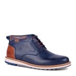 Bottines - pikolinos - berna m8j - 8181xl - cuir - lacets - homme - bleu