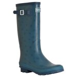 Bottine regatta femme lady fairweather ii - libellule � pois - 37 eu - bleu - basse - adulte - caoutchouc ...