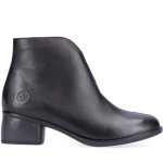 Bottines - remonte - r8870 - 00 - cuir - femme - zip
