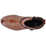 Bottines - rieker - 77580 - 24 - similicuir - doublure polaire - marron