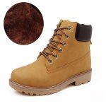 Bottines de scurit pour femmes - cusselen - embout acier - hauteur de tige haute - talon carr - jaune ...