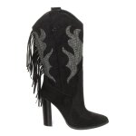 Bottines  talons et bout pointu pour femmes finitions en daim fl8mraesu11