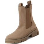Bottines - tamaris - femme - cuir - marron - talon bloc 5 cm Bottines - tamaris - femme - cuir - marron - talon bloc 5 cm