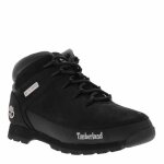 Bottines - timberland - noir - cuir - lacets noirs - 10 ?illets noirs