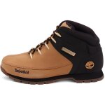 Bottines - timberland - euro sprint hiker - noir / camel - cuir - talon plat 2cm Bottines - timberland - euro sprint hiker - noir / camel - cuir - talon plat 2cm