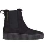 Bottines tommy hilfiger fw0fw07661 bds noir chaussures femme