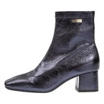 Bottines les tropeziennes daniela bleu iris femme - talon carr 5cm - fermeture  zip - confortable