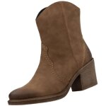 Bottine western femme - rieker y1251 - 24 - talon carr 7cm - marron