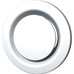 Bouche vmc 80 réglable - unelvent - double flux - 100mm - 115mm - blanc Bouche vmc 80 réglable - unelvent - double flux - 100mm - 115mm - blanc