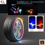 Bouchons de tige de valve dair de pneu de roue led lumière néon pour moteur de voiture vélo 2 pièces ... Bouchons de tige de valve dair de pneu de roue led lumière néon pour moteur de voiture vélo 2 pièces ...