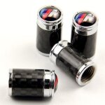 Bouchons de valve pour bmw m sport in fibre de carbone