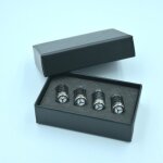 Bouchon de valve en fibre de carbone remplacement pour voiture mercedes - benz