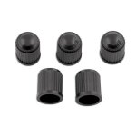 Bouchons de valve noirs universels - 5 pcs Bouchons de valve noirs universels - 5 pcs