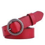 Boucle de ceinture xhu0b robe vintage avec ceinture nouvelle dames ceinture sauvage pur cuir boucle ardillon ...