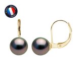 Boucles doreilles - perlinea - véritables perles de tahiti 8 - 9 mm - or jaune - dormeuses - aaa + Boucles doreilles - perlinea - véritables perles de tahiti 8 - 9 mm - or jaune - dormeuses - aaa +