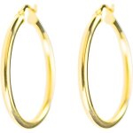 Boucles doreilles croles or 18 carats 750 / 000 jaune - latelier dazur - femme - poinon 750 / 1000