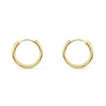 Boucles doreilles croles or 18 carats 750 - 000 jaune